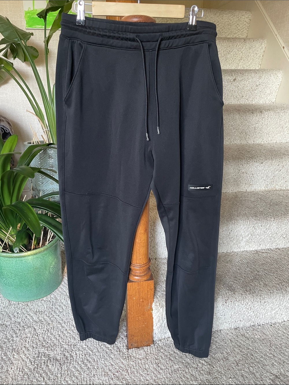 Hollister Black Men's Jogger Sweatpants